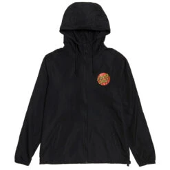 Santa Cruz Cruz Windbreaker Jacket - Black