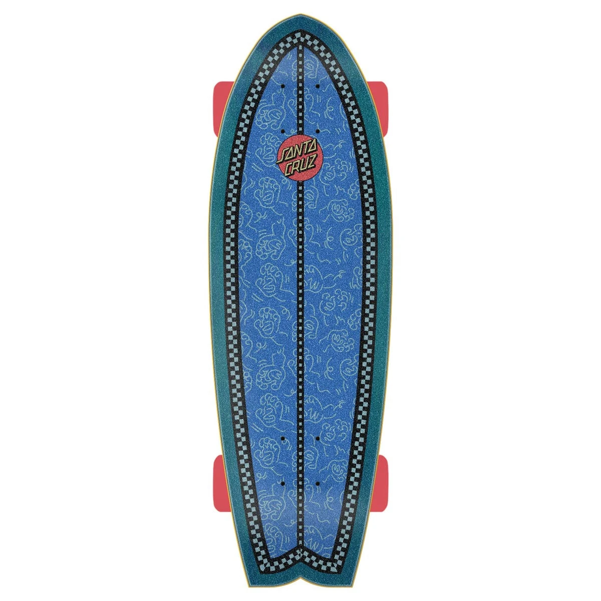 Santa Cruz Contour Hand Repeat Dot Shark Pre-Built Cruiser Complete - 8.81" 4 Santa Cruz Contour Hand Repeat Dot Shark Pre-Built Cruiser Complete - 8.81" - Image 2