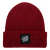 Santa Cruz Cruz Label Long Shoreman Beanie - Burgundy 2 Santa Cruz Cruz Label Long Shoreman Beanie - Burgundy -DADDIES Skate Gear 193172543410 1