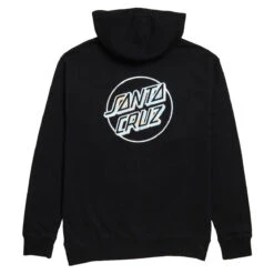 Santa Cruz Womens Opus Dot Relaxed Hoodie - Black/Diamond Foil