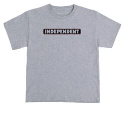 Independent Youth Bar Logo T-Shirt - Sport Grey