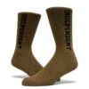 Independent Baseline Mid Crew Socks - Dark Chocolate -DADDIES Skate Gear 193172547784 2