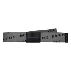 Independent Exclamation Web Belt - Black