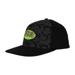 Creature Crash And Burn Snapback Hat - Black