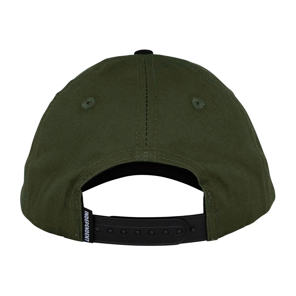 Independent Mojochrome Dad Snapback Hat - Olive/Black 4 Independent Mojochrome Dad Snapback Hat - Olive/Black - Image 2
