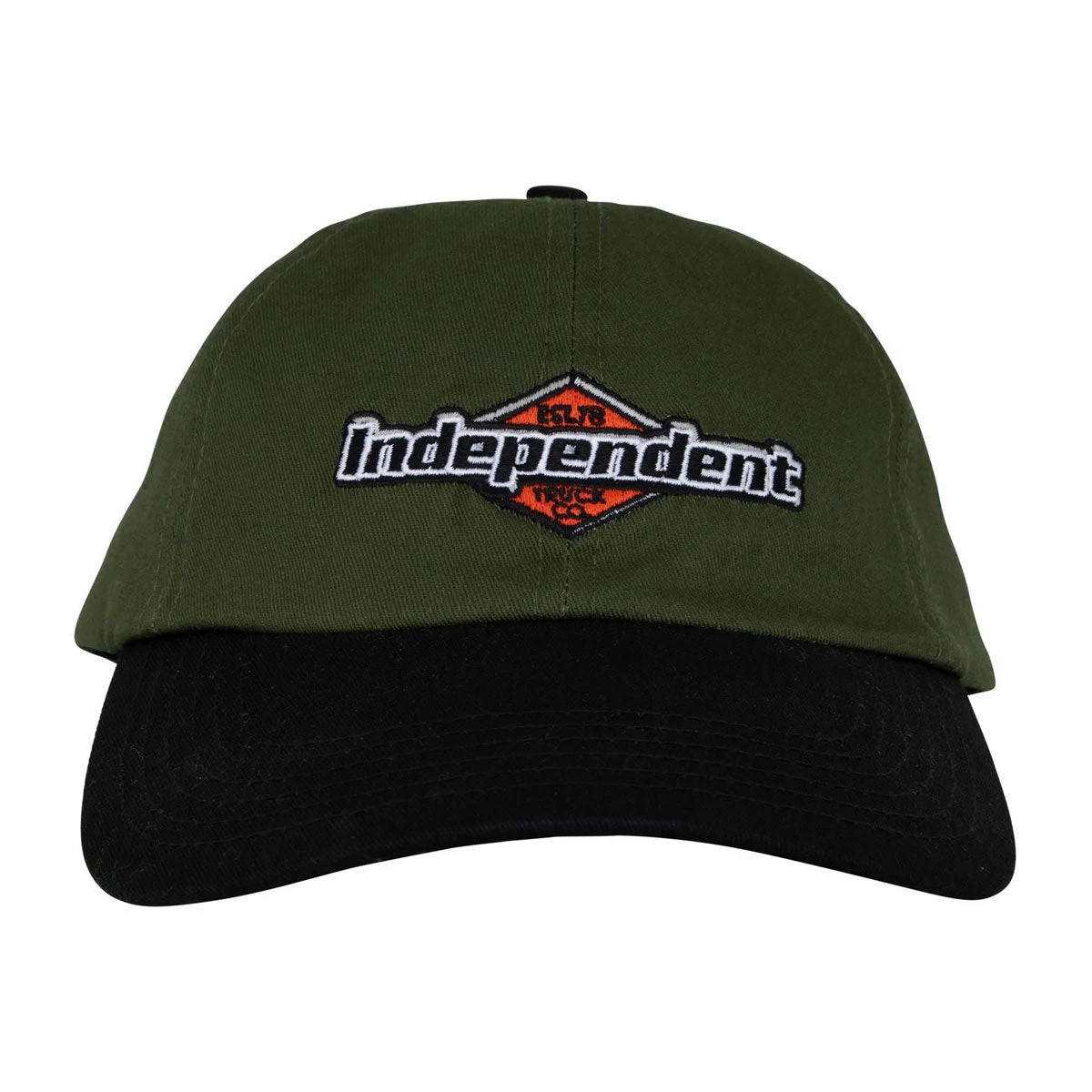 Independent Mojochrome Dad Snapback Hat - Olive/Black 5 Independent Mojochrome Dad Snapback Hat - Olive/Black - Image 3