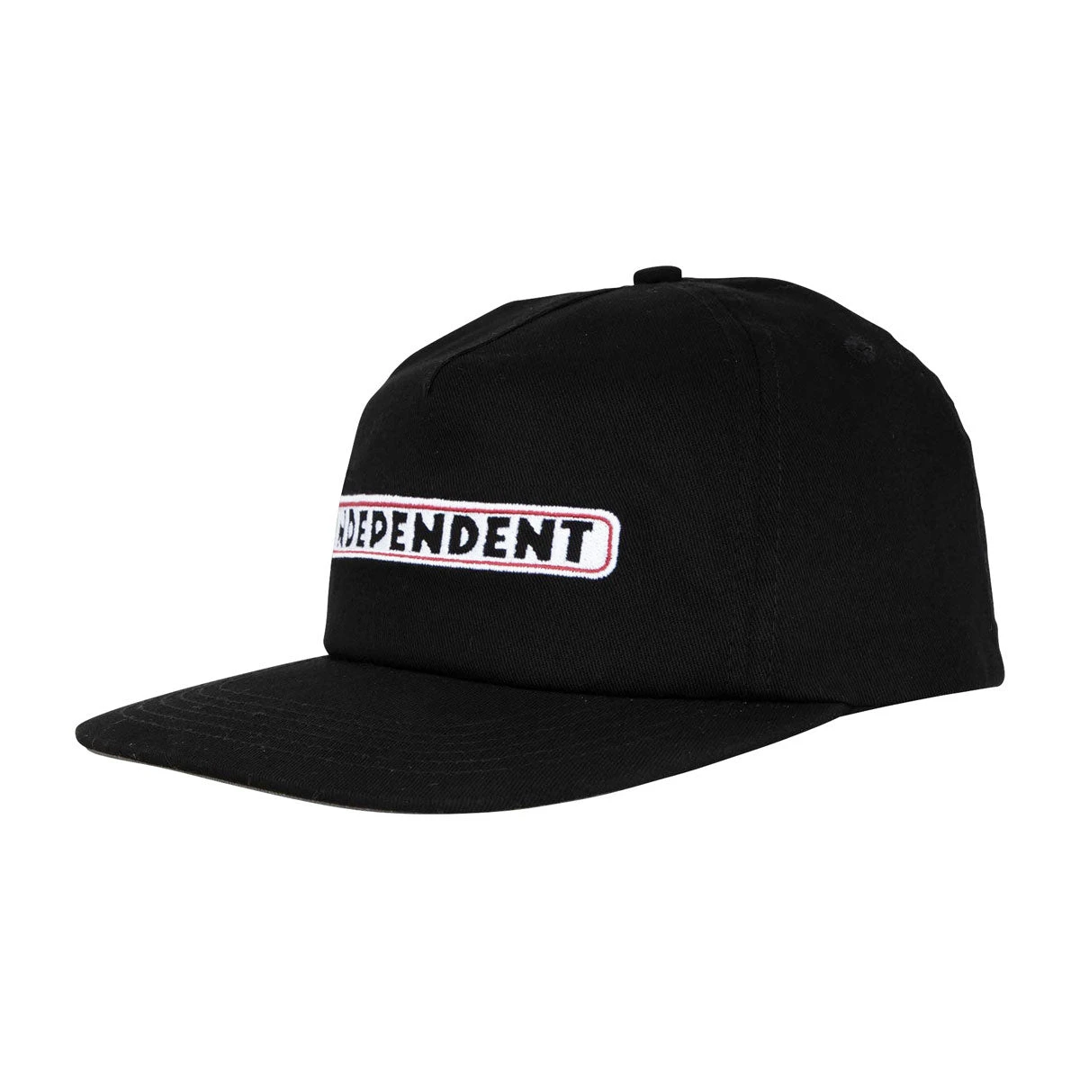 Independent Bar Logo Snapback Hat - Black 3 Independent Bar Logo Snapback Hat - Black