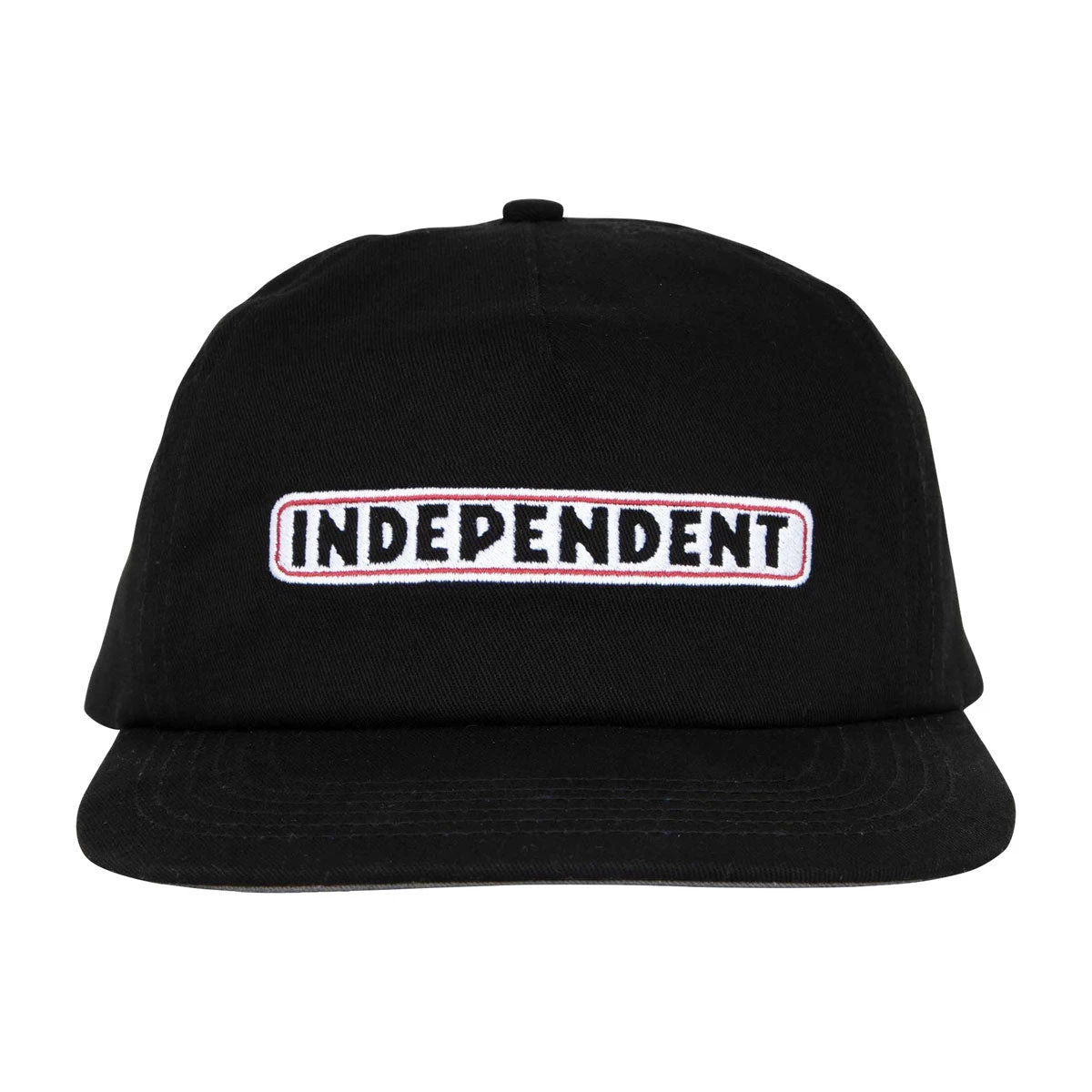 Independent Bar Logo Snapback Hat - Black 5 Independent Bar Logo Snapback Hat - Black - Image 3