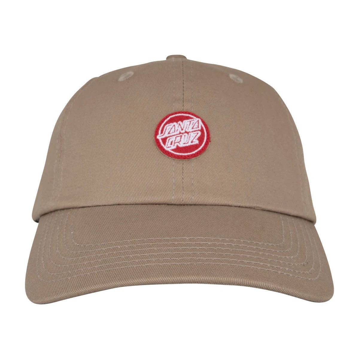 Santa Cruz Opus Dot Dad Hat - Khaki 5 Santa Cruz Opus Dot Dad Hat - Khaki - Image 3
