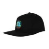Santa Cruz Screaming Hibiscus Snapback Hat - Black -DADDIES Skate Gear 193172548330 1