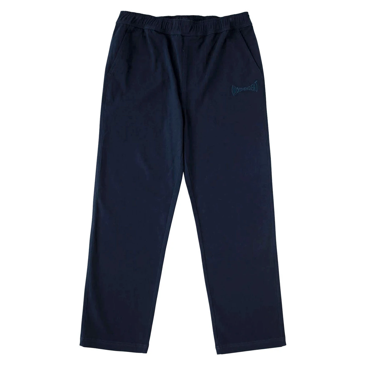 Independent Span Elastic Waist Pants - Navy 3 Independent Span Elastic Waist Pants - Navy