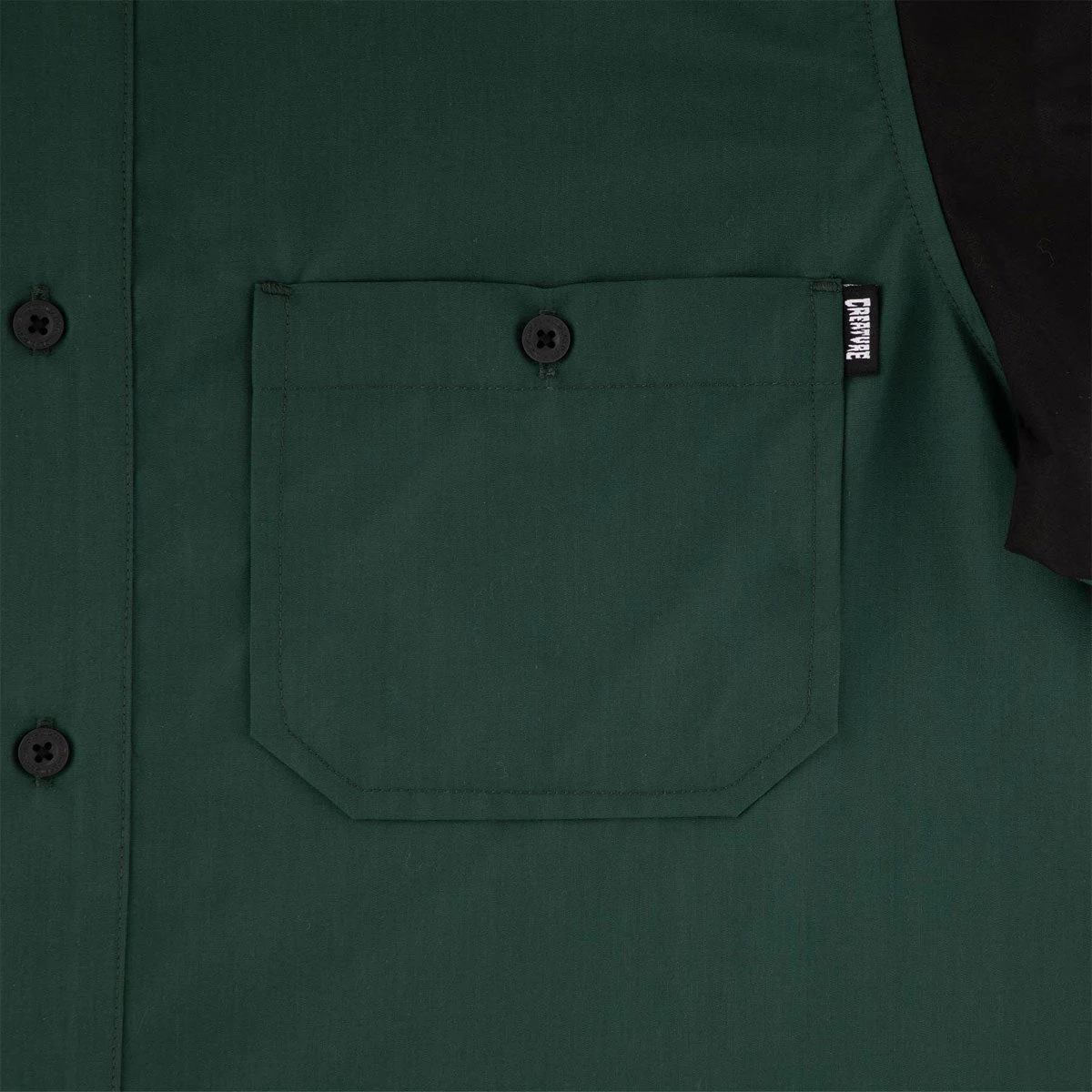 Creature Strikefast Mechanic Top Shirt - Black/Dark Green 6 Creature Strikefast Mechanic Top Shirt - Black/Dark Green - Image 4