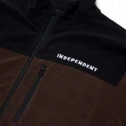 Independent BTG Fleece Jacket - Dark Brown/Black -DADDIES Skate Gear 193172548736 3