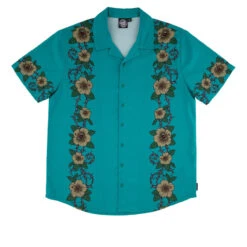 Santa Cruz Screaming Cabana Party Shirt - Tropic Teal