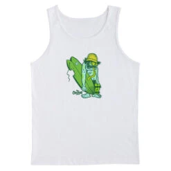 Creature Haunted Sea Tank Top - White