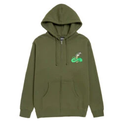 Creature Strike Fast Relic Zip Hoodie - Army