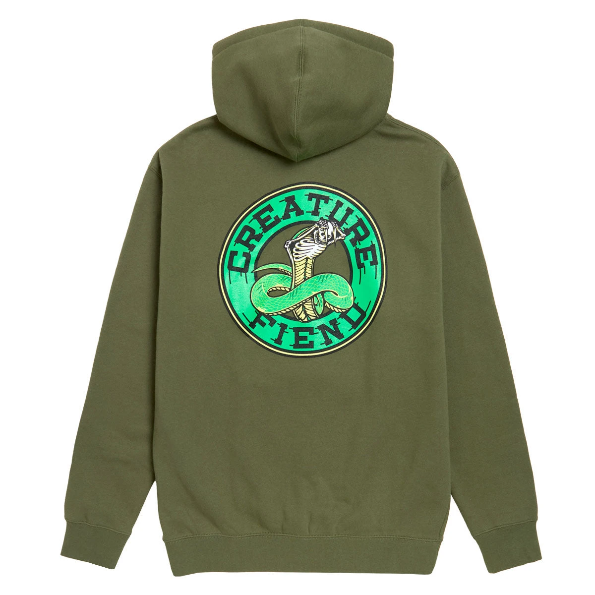 Creature Strike Fast Relic Zip Hoodie - Army 4 Creature Strike Fast Relic Zip Hoodie - Army - Image 2