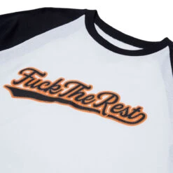 Independent FTR Team 3/4 Sleeve T-Shirt - White/Black -DADDIES Skate Gear 193172550746 3