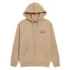 Independent Bombers Zip Hoodie - Sandstone -DADDIES Skate Gear 193172551743 1