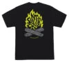 Santa Cruz Campfire T-Shirt - Black 1 Santa Cruz Campfire T-Shirt - Black -DADDIES Skate Gear 193172553440 1