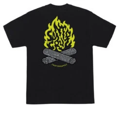 Santa Cruz Campfire T-Shirt - Black