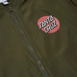 Santa Cruz Bond Bomber Jacket - Army -DADDIES Skate Gear 193172555826 3