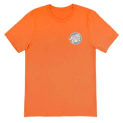 Santa Cruz Womens Other Dot Chest Relaxed T-Shirt - Burnt Orange