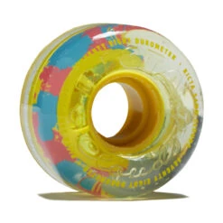 Ricta Clear Spatter 78a Skateboard Wheels - Camo Yellow - 54mm
