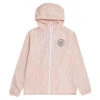 Santa Cruz Womens MFG Dot Lined Windbreaker Jacket - Blush/White -DADDIES Skate Gear 193172564934 1