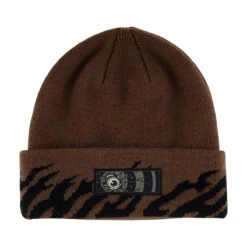 Santa Cruz Roskopp Dissect Target Long Shoreman Beanie - Brown