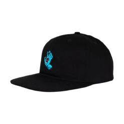 Santa Cruz Screaming Hand Snapback Hat - Black 2025