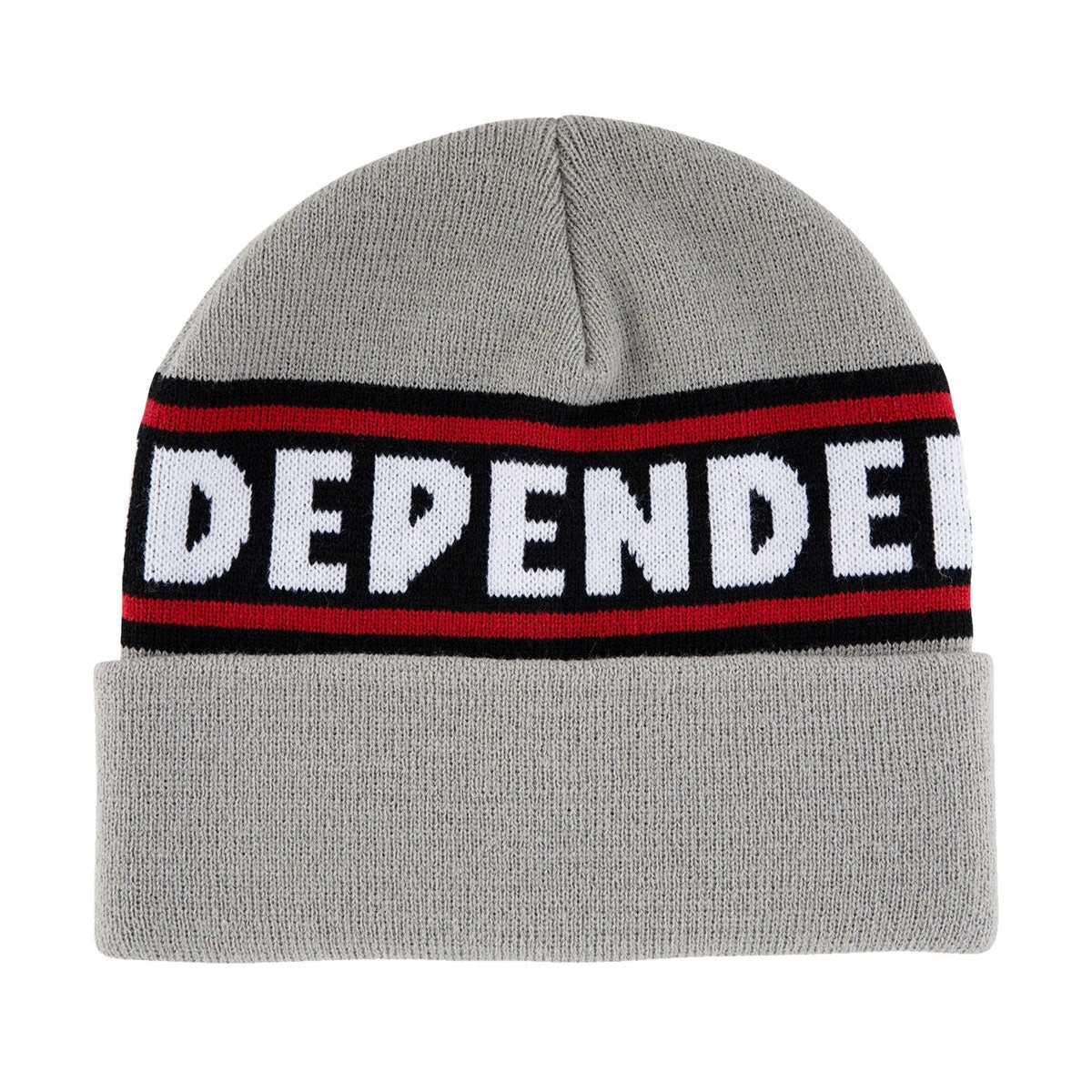 Independent Bar Logo Long Shoreman Beanie - Grey 3 Independent Bar Logo Long Shoreman Beanie - Grey