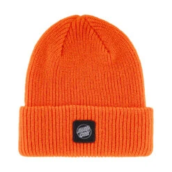 Santa Cruz Cruz Label Long Shoreman Beanie - Safety Orange