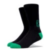 Creature Drop Out Crew Socks - Black -DADDIES Skate Gear 193172567041 1