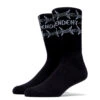 Independent Bratrud Notebook Crew Socks - Black -DADDIES Skate Gear 193172567089 1