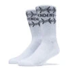 Independent Bratrud Notebook Crew Socks - White 1 Independent Bratrud Notebook Crew Socks - White -DADDIES Skate Gear 193172567096 1
