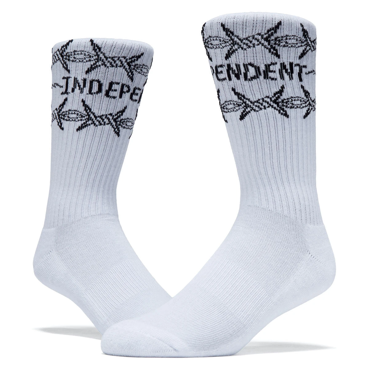 Independent Bratrud Notebook Crew Socks - White 4 Independent Bratrud Notebook Crew Socks - White - Image 2