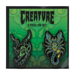 Creature Hellion Pin Set - Green/Black