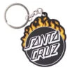 Santa Cruz Minimal Burnt Opus Keychain - Black/Orange -DADDIES Skate Gear 193172567331 1
