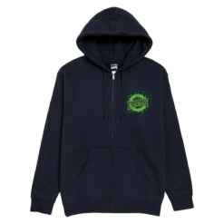Creature Finest Strike Zip Up Hoodie - Navy