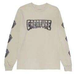 Creature Bonehead Glitch Long Sleeve T-Shirt - Sand