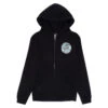 Santa Cruz Youth Flamed MFG Dot Zip Up Hoodie - Black -DADDIES Skate Gear 193172572656 1