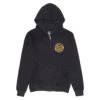 Santa Cruz Youth Flamed MFG Dot Zip Up Hoodie - Charcoal Heather -DADDIES Skate Gear 193172572694 1