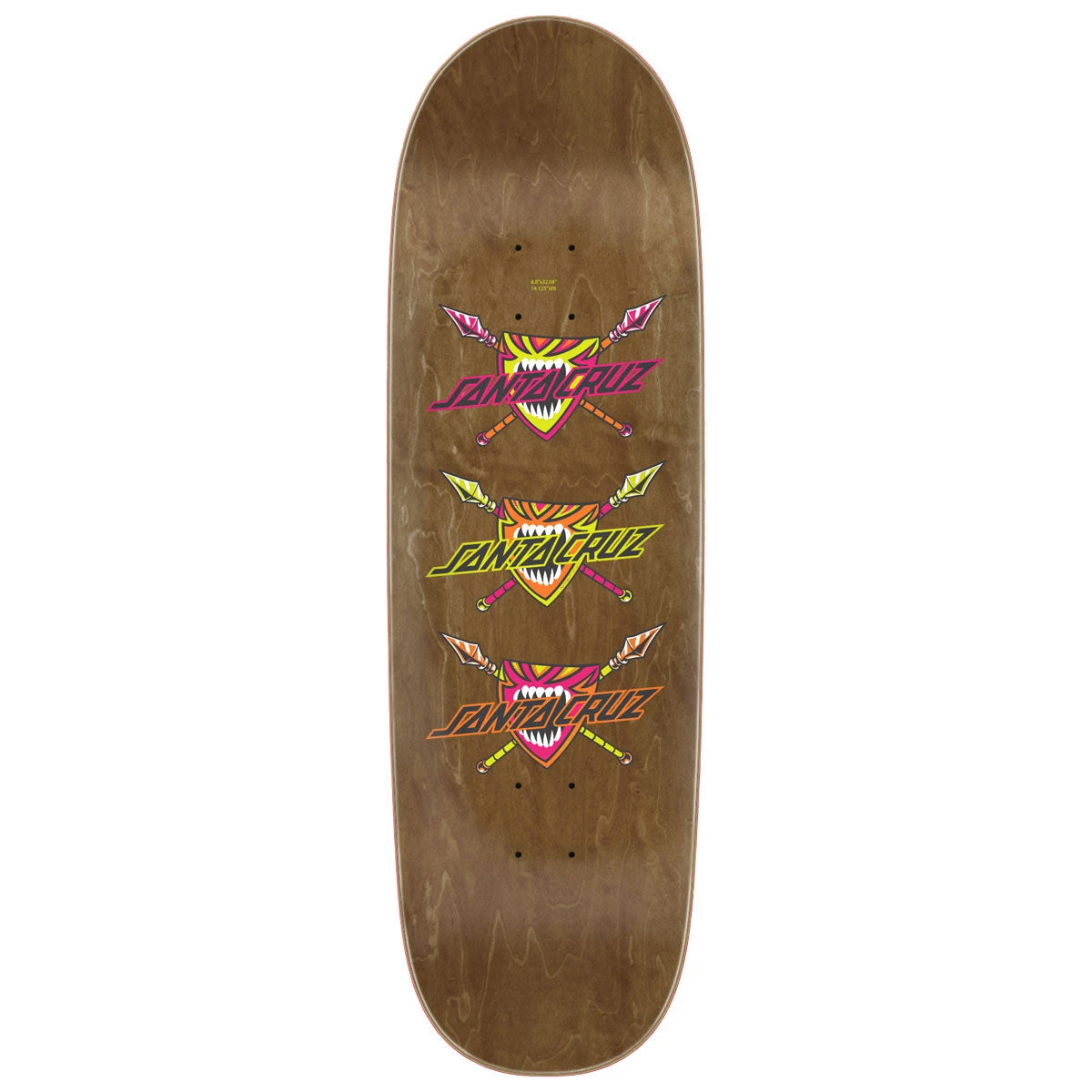 Santa Cruz Salba Firedance Pro Shaped Skateboard Complete - 8.80" 4 Santa Cruz Salba Firedance Pro Shaped Skateboard Complete - 8.80" - Image 2
