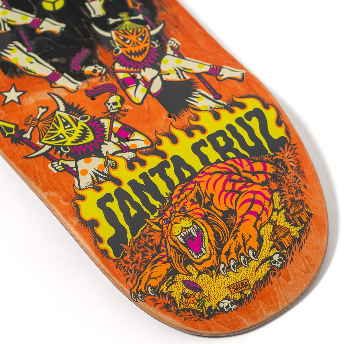 Santa Cruz Salba Firedance Pro Shaped Skateboard Complete - 8.80" 6 Santa Cruz Salba Firedance Pro Shaped Skateboard Complete - 8.80" - Image 4