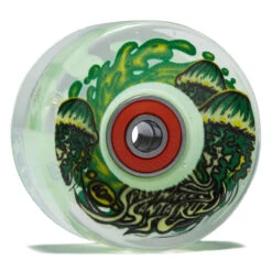 Slime Balls Jelly Fish Light Ups OG Slime 78a Skateboard Wheels - Glow In The Dark - 60mm
