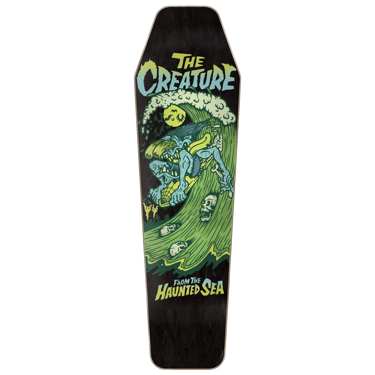 Creature Haunted Sea Skateboard Deck - 8.47" 3 Creature Haunted Sea Skateboard Deck - 8.47"