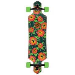 Santa Cruz Screaming Hibiscus 36" Drop-Thru Pre-Built Longboard Complete