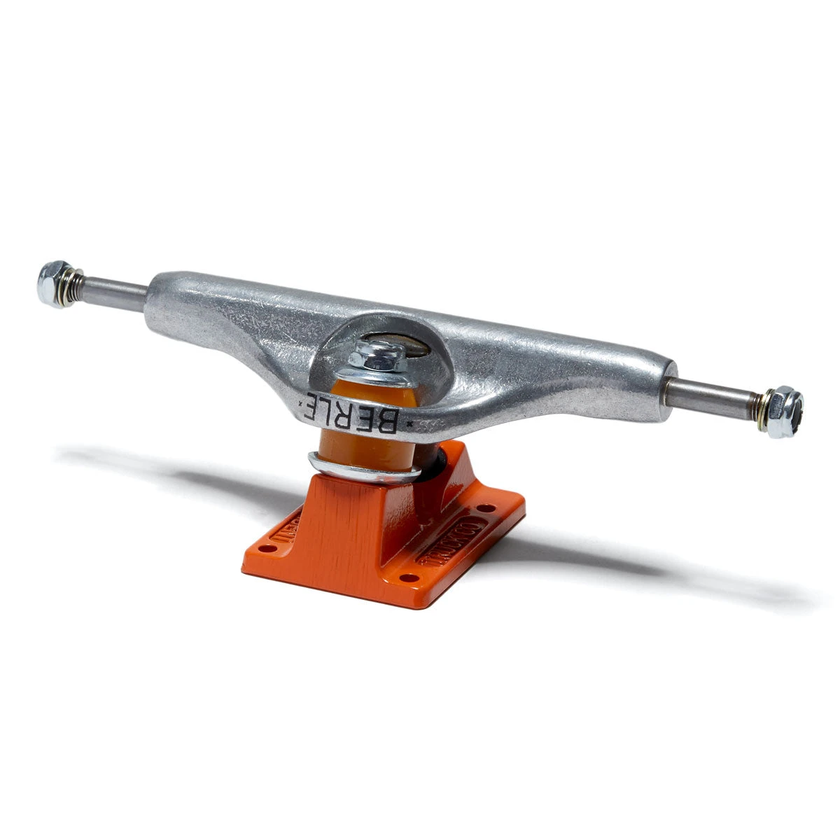 Independent Stage 11 Elijah Berle Skull Pro Skateboard Trucks - Silver/Orange - 149mm 4 Independent Stage 11 Elijah Berle Skull Pro Skateboard Trucks - Silver/Orange - 149mm - Image 2