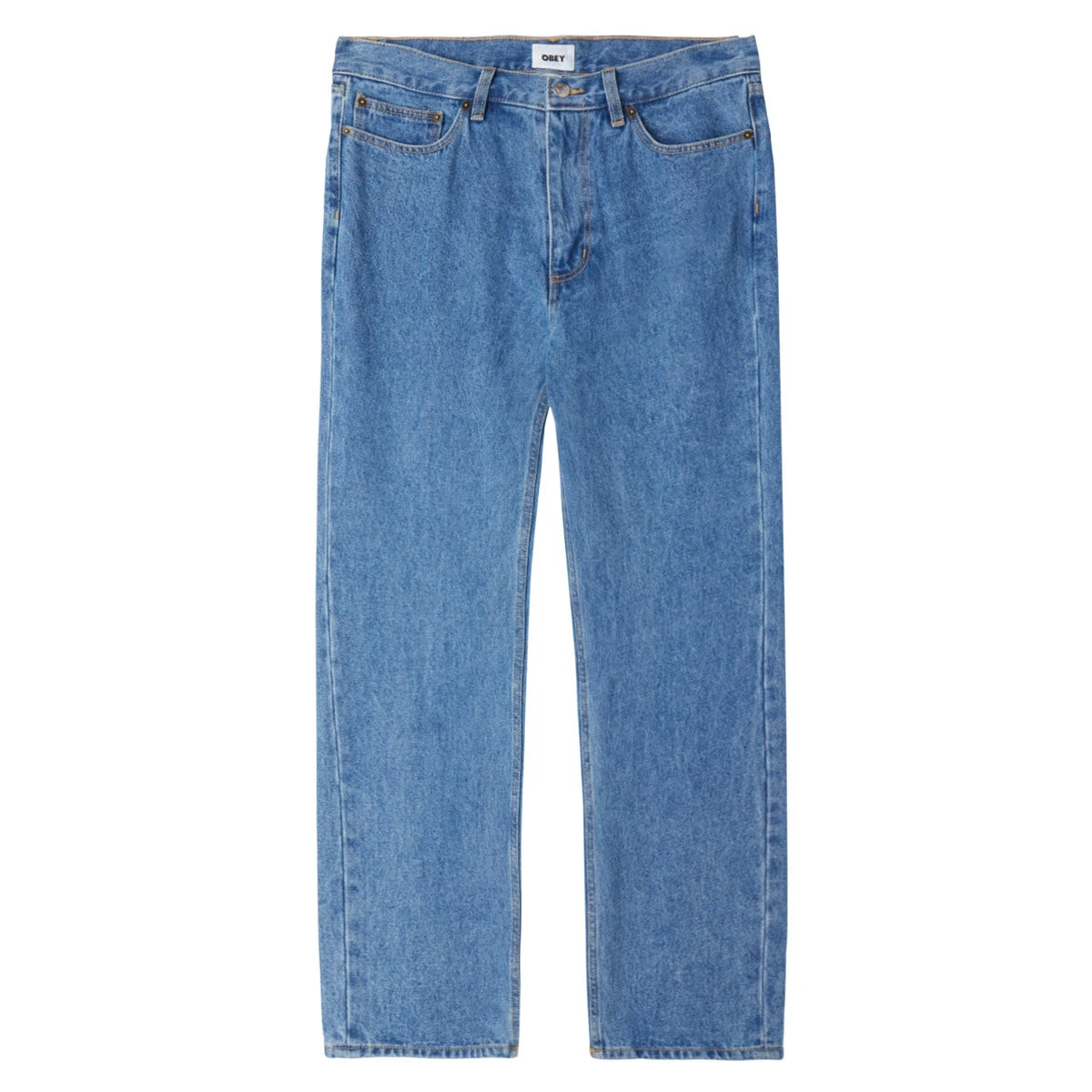 Obey Bender Denim Jeans - Light Indigo 3 Obey Bender Denim Jeans - Light Indigo